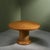 Brown Pentagono Round Center Table in Layered Plywood by Pino Pedano, Italy, Late 1970s For Sale - Image 8 of 8