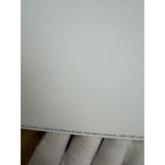 Black Andy Warhol (1928-1987), I Never Read, I Just Look at Pictures, Designed by John Melin.... For Sale - Image 8 of 9