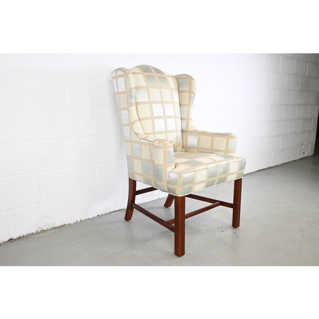 Traditional Baker Furniture Milling Road Accent Chair For Sale - Image 3 of 13