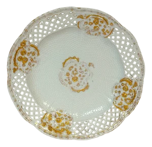 Meissen Marcolini-Period Reticulated Porcelain Plate, Circa (1774–1814)