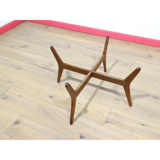 1960s Mid Century Vintage Teak and Glass Coffee Table For Sale - Image 5 of 12