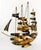 Mid 20th Century Vintage Nautical Sailing Vessel Sculpture in Horn and String For Sale - Image 5 of 8