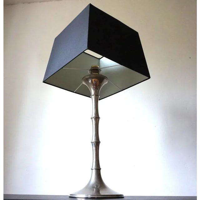 Metal Bamboo Table Lamp from Ingo Maurer, 1960s For Sale - Image 7 of 13