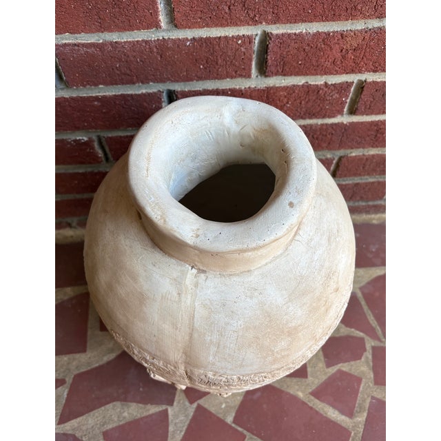 1980s Southwestern Cactus Plaster Floor Vase For Sale - Image 9 of 10
