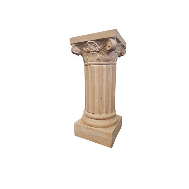 Terracotta Column with Octagonal Base, 1960s For Sale - Image 3 of 6