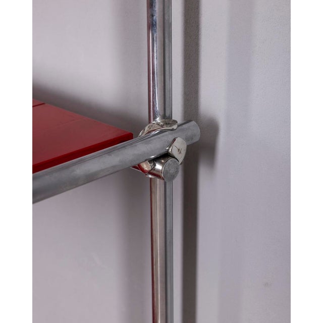 Vintage Industrial Chromed Metal Shelf, 1970s For Sale - Image 6 of 12