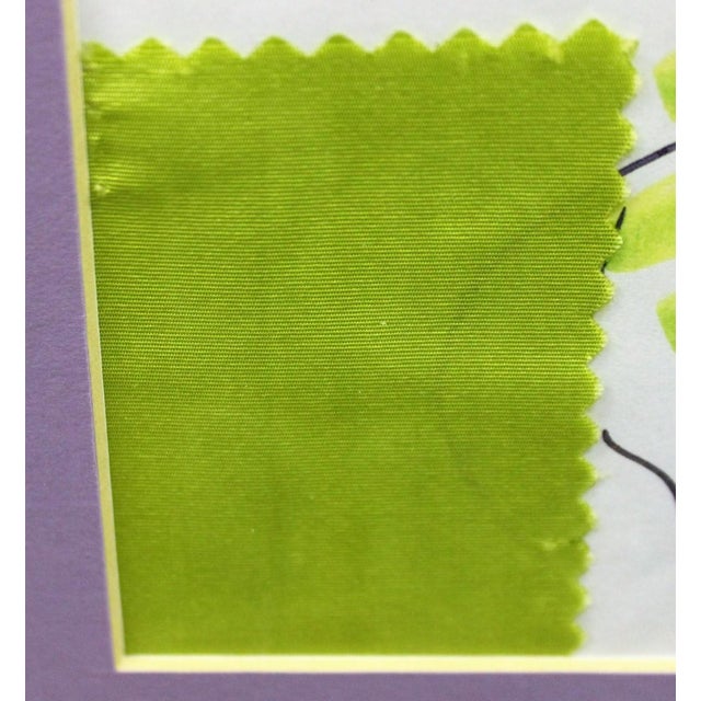 Traditional 1980s Givenchy Paris No. 89 Traditional Watercolor Painting For Sale - Image 3 of 4