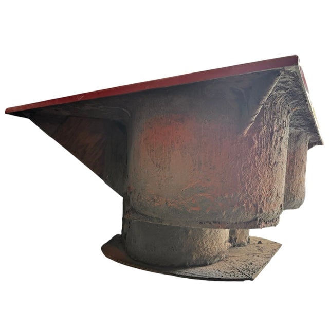 Modern The Ultimate Retro Statement: A Mid-Century Red Fiberglass Heart-Shaped Tub For Sale - Image 3 of 12