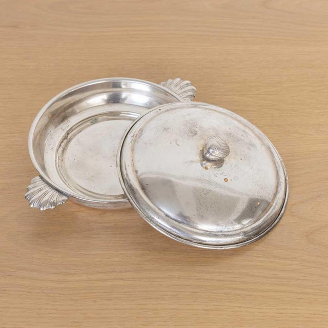 Art Deco 1940s Art Deco Shell Bowl With Lid, Spain For Sale - Image 3 of 14