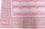 English Doris Leslie Blau Mid-Century Indian Dhurrie Pink Flatweave Cotton Rug Greek Key For Sale - Image 3 of 8