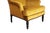 Newly reupholstered in chartreuse velvet by Schumacher. With contrasting gros grain trim and brass nail heads. In...