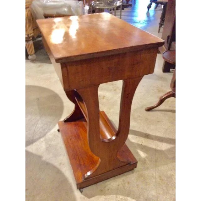 Late 1800's French Lift Top Vanity Table For Sale - Image 6 of 7