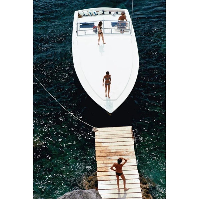 Speedboat Landing, Slim Aarons, Estate Edition, 1973 For Sale - Image 4 of 4