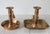 Mid 20th Century Vintage Brass Chamberstick Candle Holders W/ Snuffers - A Pair For Sale - Image 5 of 9