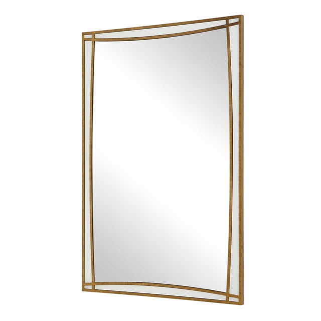 Kenneth Ludwig Chicago Florence Antique Gold Mirror For Sale - Image 4 of 6