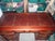 Gently used Broyhill office desk. 7 drawers, leather top inlay, Mahogany finish