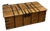 Antique Weathered Teak Chest, 1840 For Sale