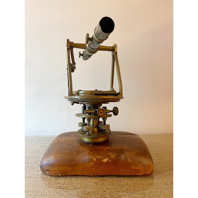 Antique W. & l.e. Gurley Brass Surveyor’s Transit, Troy Ny, Circa 1890–1905 For Sale - Image 9 of 9