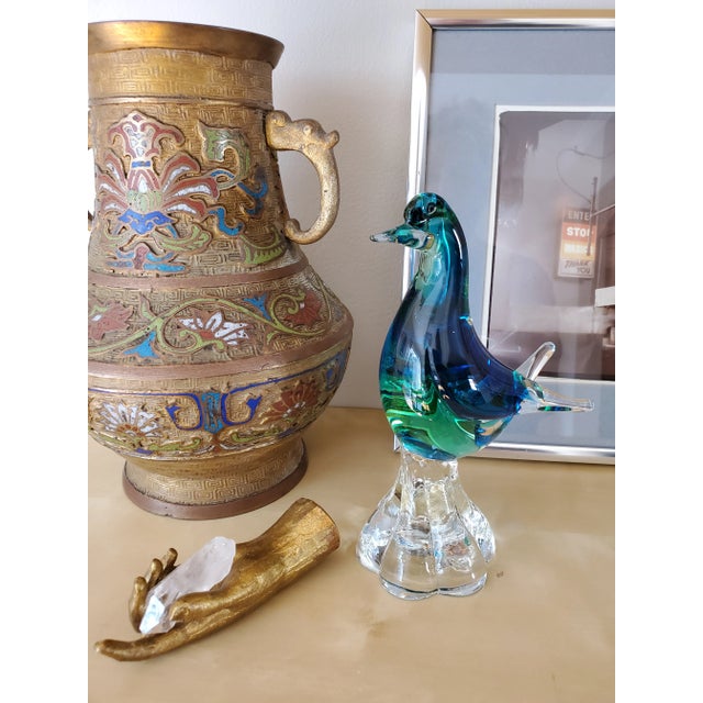 1960s 1960s Mid-Century Blown Glass Bird For Sale - Image 5 of 7