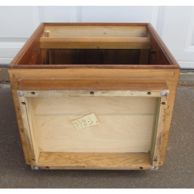 1960 Kipp Stewart Drexel Declaration Walnut Nightstand End Table For Sale - Image 14 of 18