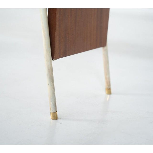 Mid-Century Modern Console Table in Wood, Metal and Glass, Italy, 1960s For Sale - Image 6 of 12
