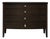 "Big Cassettiera" 4-Drawer Chest in Dark Beech & Silver Knobs for Promemoria by Romeo Sozzi For Sale