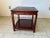 Brown Vintage Chinoiserie Ming Style Solid Rosewood Square Side Table. For Sale - Image 8 of 10