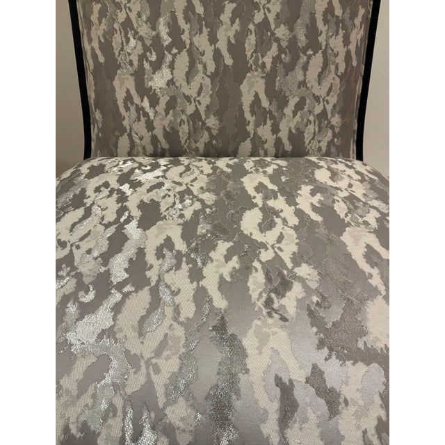 Black Baker Jean-Louis Deniot Jasper Side Chairs - Pair. For Sale - Image 8 of 8