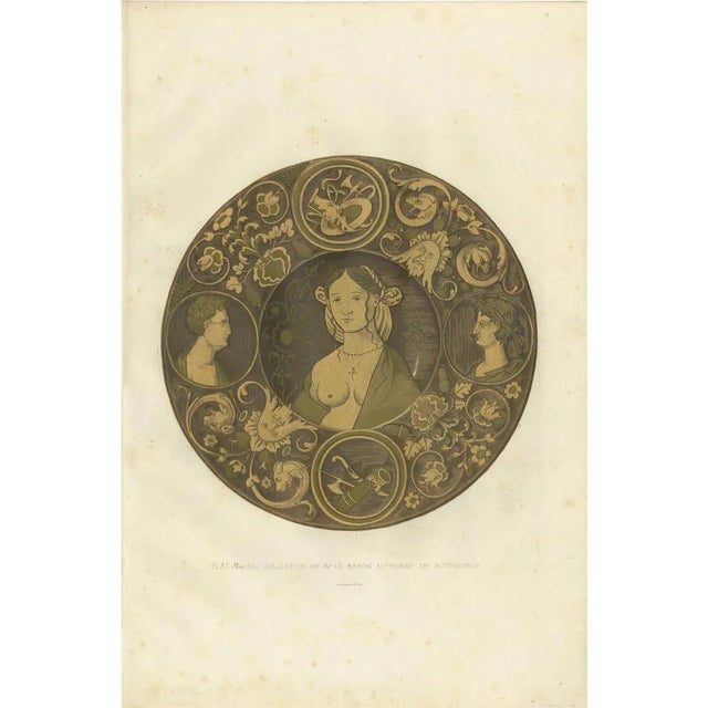 Delange, Alphonse De Rothschild, 1869, Paper For Sale