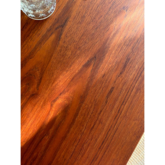 Large Wooden Coffee Table with Shelf by Ludvig Pontoppidan, Denmark, 1960s For Sale - Image 11 of 17