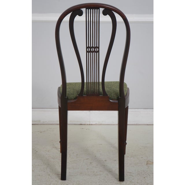 Vintage Mahogany Balloon Back Sheraton Side Chair For Sale - Image 4 of 18