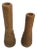 Mid 20th Century Rustic European Wooden Candleholders - a Pair For Sale