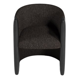 Sunset Chair in Teal Fabric and Black Stained Ash by Javier Gomez For Sale