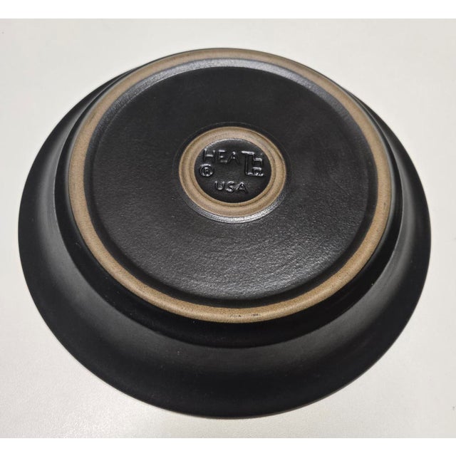 1970s 1970s 21-Piece "Rim" Collection of Black Vintage Heath Tableware For Sale - Image 5 of 14