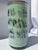 Late 20th Century Unique Art Glass Vase With Graal Technique Drawings and Pink Rim For Sale - Image 5 of 14