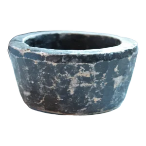 Carved Soap Dish Distressed Black/Soap Stone