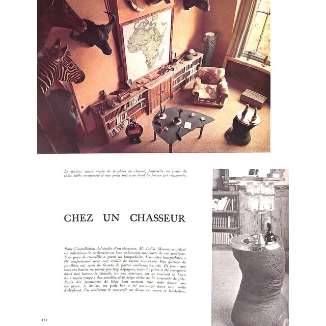 Paper "Decoration De France: Appartements Et Hotels Particuliers" 1949 Carlhian, Andre For Sale - Image 7 of 11