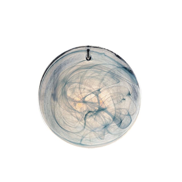 Not Yet Made - Made To Order Murano Glass Pendant Light in Blue and Smoky Tones from Justfurnituress SRL For Sale - Image 5 of 10