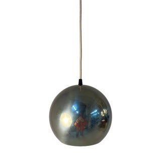 Topan Chrome Globe Lamp by Verner Panton For Sale