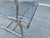 Russell Woodard Vintage Russell Woodard Attributed Cantilever High Back Wrought Iron Briarwood Daisy Patio Chair For Sale - Image 4 of 17