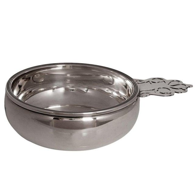 Antique Sterling Silver Wine Baby Porringer Engraved "Ann" Ellmore Co. 1930 For Sale In Portland, OR - Image 6 of 10