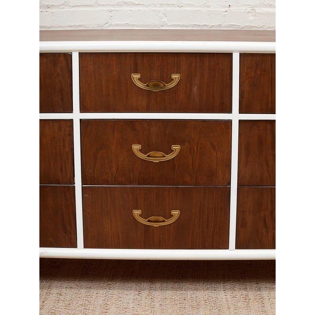 White Vintage Campaign Dresser For Sale - Image 12 of 12