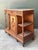 Vintage Marble Top Carved Wood Sideboard For Sale - Image 4 of 16