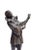 Art Deco Early 20th Century Art Deco Bronze Pierrot With Mandolin For Sale - Image 3 of 7