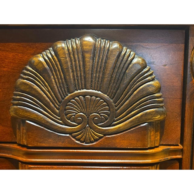 Professionally Refinished "Kathy Ireland Home" Queen Anne Highboy For Sale In Boston - Image 6 of 12