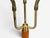 1950s Swedish Modern, Floor Lamp, Stained Wood, Fabric, Sweden For Sale In New York - Image 6 of 13