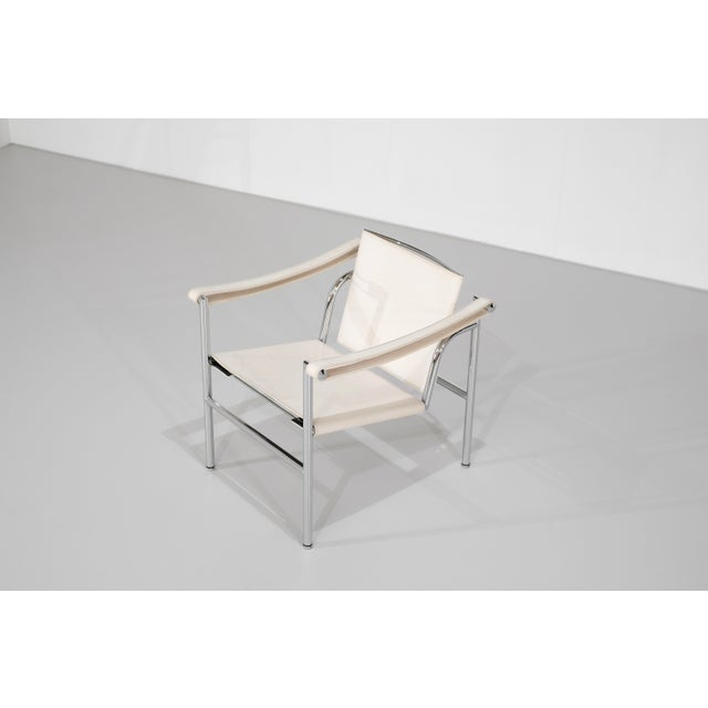 Metal LC1 Armchair by Le Corbusier for Cassina, Italy, 1990s For Sale - Image 7 of 18