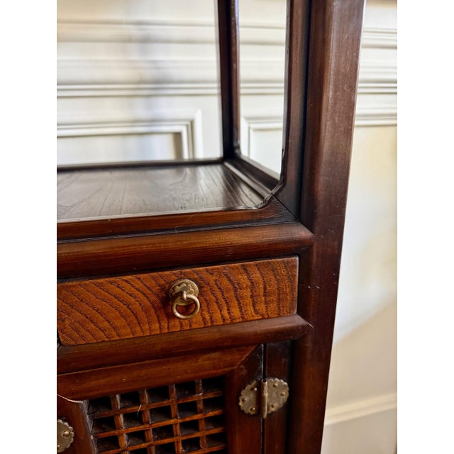 Rare Large Antique Four-Level Korean Scholar Bookcase with COA For Sale - Image 12 of 15