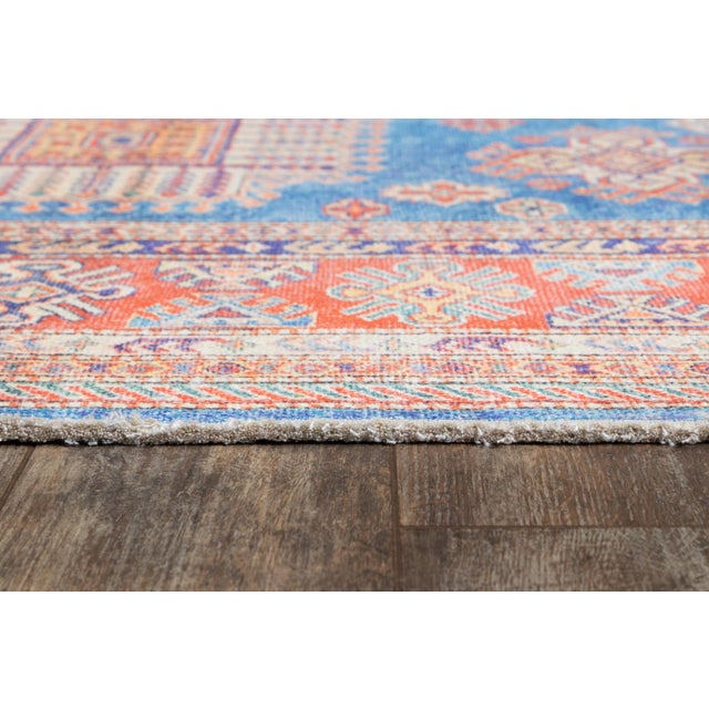Traditional Momeni Chandler Sali Blue 7'6" X 9'6" Area Rug For Sale - Image 3 of 7