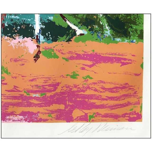 Late 20th Century Late 20th Century Clubhouse Turn, LeRoy Neiman For Sale - Image 5 of 6